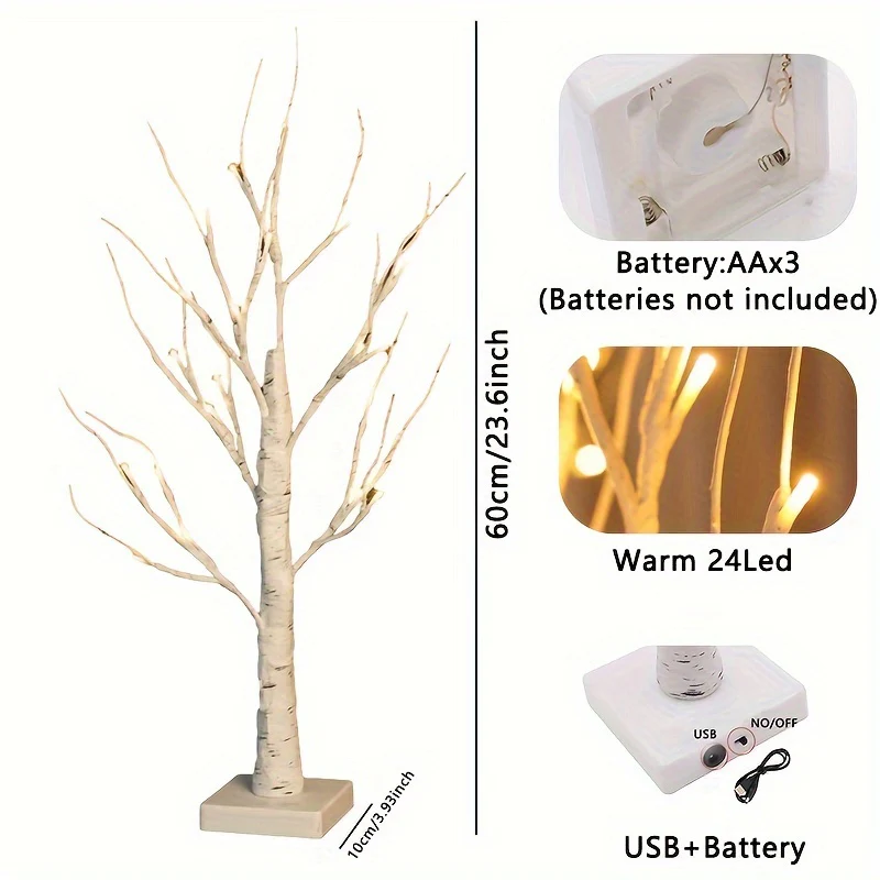 GlowTree - LED Tafelboom met Verstelbare Takken - Afbeelding 8