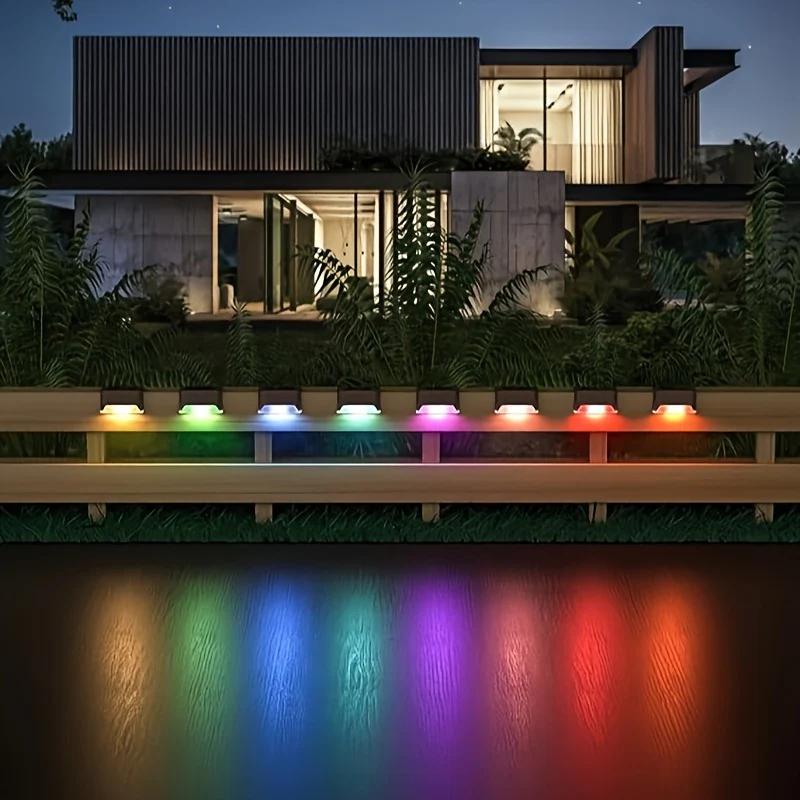 SolarFence - Zonne-Hekverlichting voor Buiten (Set van 6/7/10) - Afbeelding 2