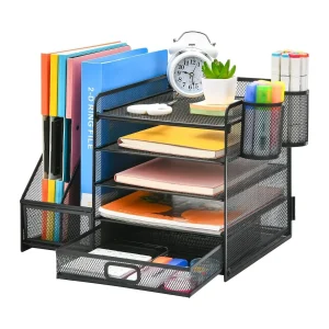 Lukana Bureau Organizer – Brievenbak, Pennenbak en Schuiflade