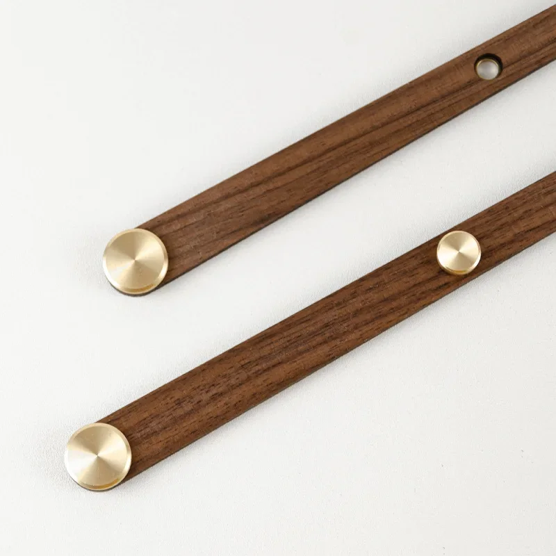 WoodSphere - Moderne Grote DIY Wandklok Mechanisme met Walnoothouten Wijzers - Afbeelding 5