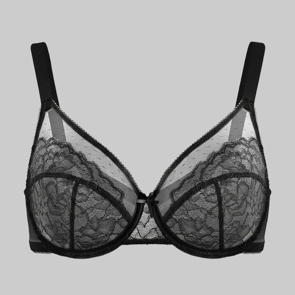 Lace Bra Beugel Comfortabele Lift Elegante Ondersteuning - Afbeelding 2
