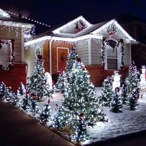 EcoGlow - Zonne-energie Guirlande 300LED voor Kerst