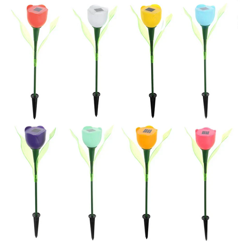 SolarGlow - Zonne-energie Tulpenlampen voor de Tuin – Decoratieve LED Buitenverlichting - Afbeelding 6