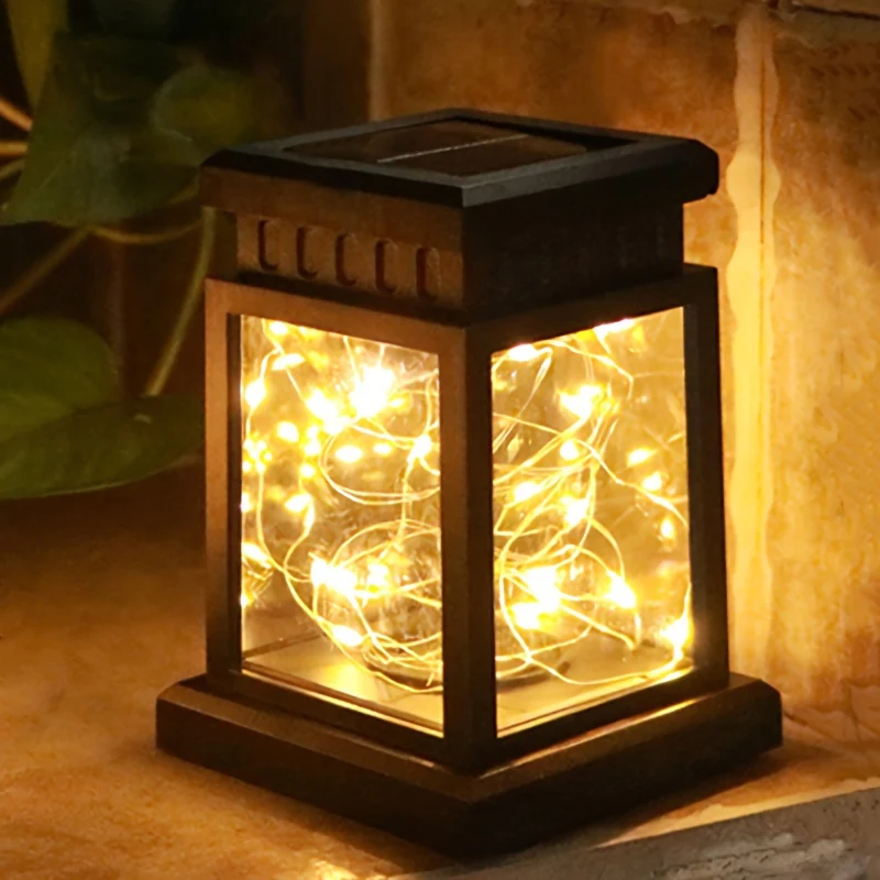 SolarLantern - 1/3/4 Stuks Waterdichte Zonne-Hanglantaarns, Tuindecoraties en Kerstversieringen - Afbeelding 6