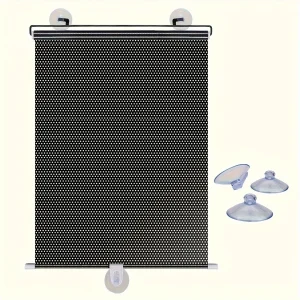 Moderne PVC Verduisterende Rolgordijnen met Zuignappen - Thermisch Geïsoleerd en UV-bescherming